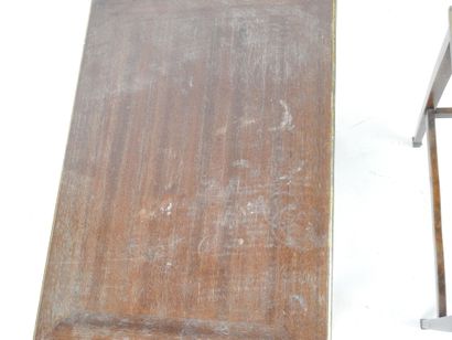 TWO GIGOGNE TABLES of rectangular form in...