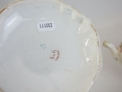 LOT OF PORCELAIN and FAIENCES including:...
