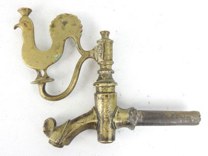 POPULAR ART: Bronze tap surmounted (later?)...