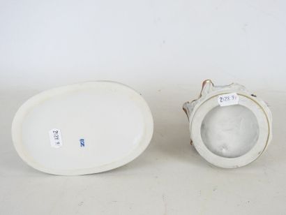 CAPODIMONTE MANUFACTURE, Naples: Two porcelain...