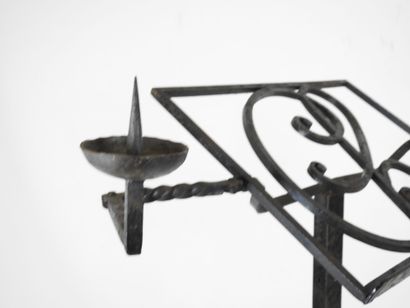 Adjustable-height wrought-iron LUTRIN, the...