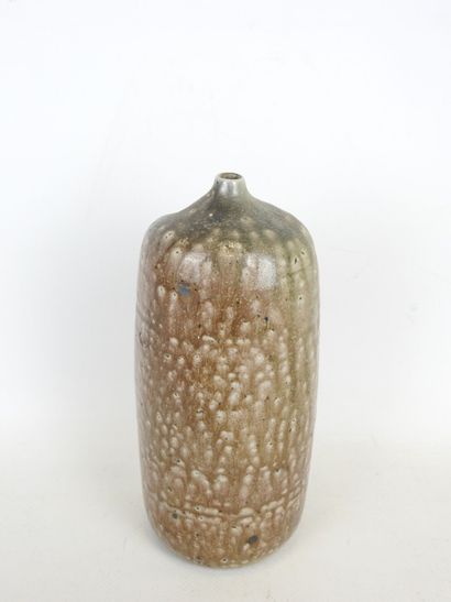 SAINT AMAND EN PUISAYE: Stoneware vase with...