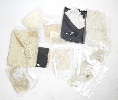 LOT of lace, scraps, doilies and miscellaneous....