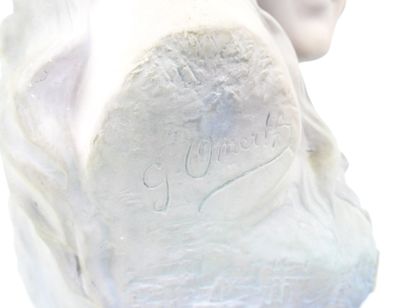 Georges OMERTH (act. 1895 - 1925): Bust of...