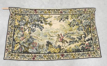 AUBUSSON, in the style of : Rider in the...