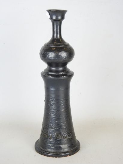 Jean MARAIS (1913-1998): Ceramic candlestick...