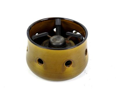 FELIX CERAM (XXth) - Vallauris: Brown glazed...