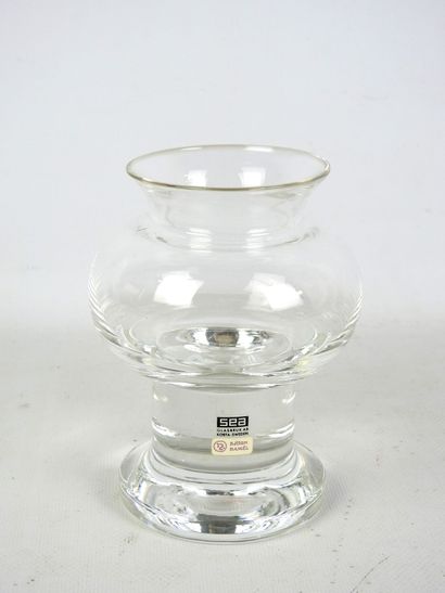 Björn RAMEL : Vase à jacinthe sur pied en...