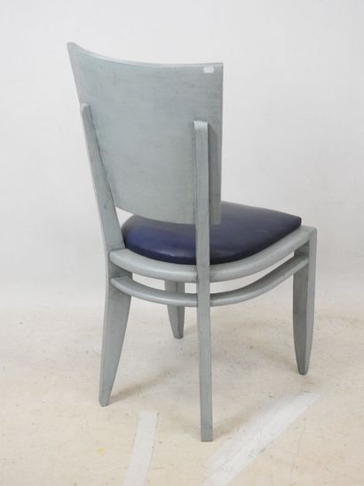 LEMAN (publisher): Six wooden chairs with...