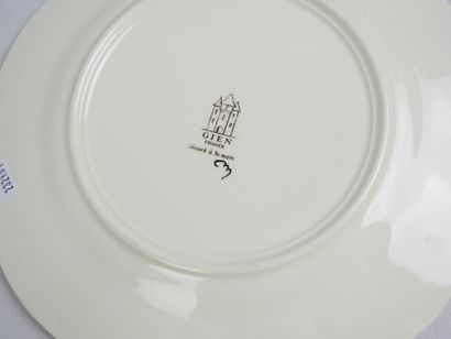 Jean BERTHOLLE (1909-1996) - GIEN: Two earthenware...