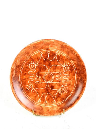 Jean-Pierre VIOT (Born 1936) : Glazed earthenware...