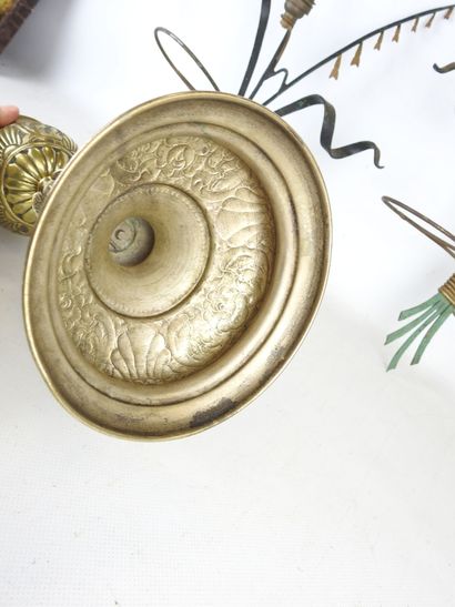 Gilded brass chased CALICE decorated with...