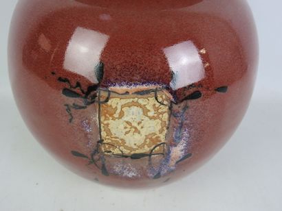 Didier Marty (né en 1953) : Grand vase boule...