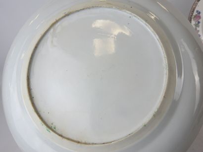 COMPAGNIE DES INDES: Porcelain plate with...