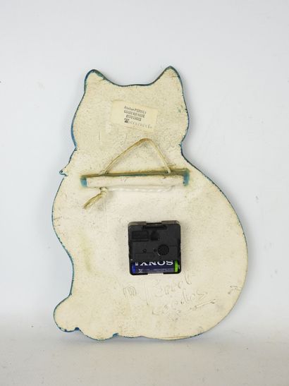 M. PERRET (XX-XXIe) : Horloge en céramique...