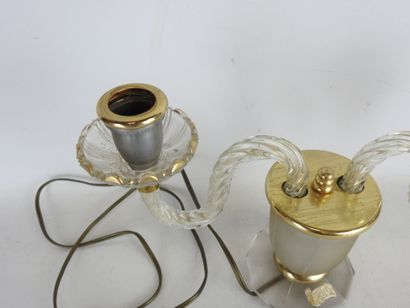Val d'ANDELLE: Pair of two-light night-lights...