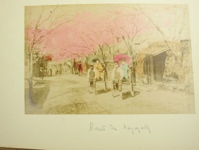 JAPAN: Album of twenty-five sheets containing...