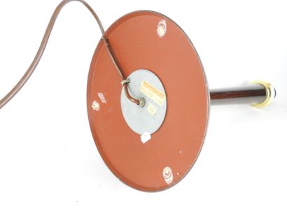 LITA : Pied de lampe, le fût fuselé en bois...