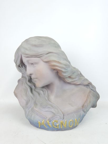 Georges OMERTH (act. 1895 - 1925): Bust of...