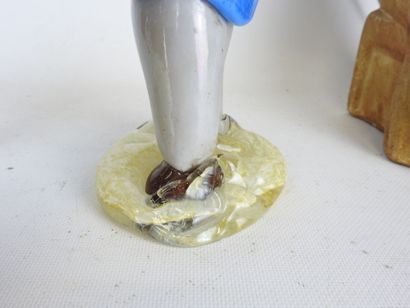 MURANO: Valet. Blown glass subject. Label...