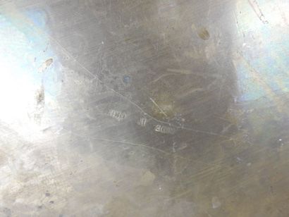 ASIA: Bronze tray with chased decoration...