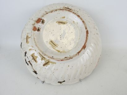 NEVERS: Earthenware salad bowl with revolutionary...