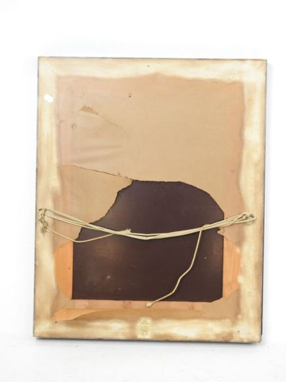 Rectangular Venetian-style MIRROR with engraved...