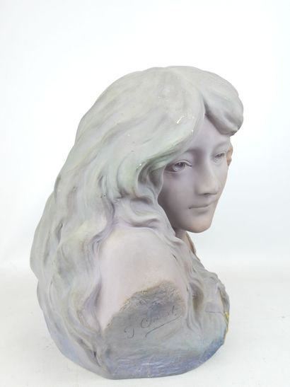 Georges OMERTH (act. 1895 - 1925): Bust of...