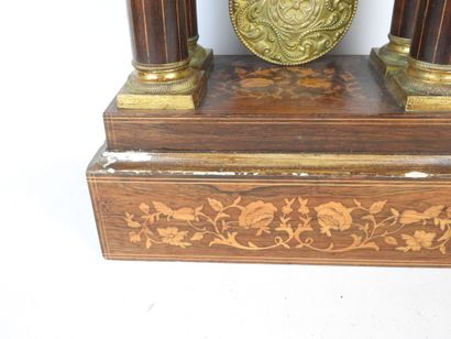 PORTABLE HANGER in rosewood veneer with inlaid...