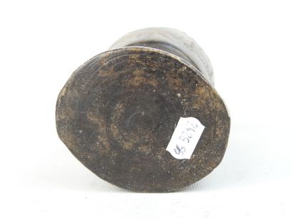 POPULAR ART: Small carved and engraved wooden...