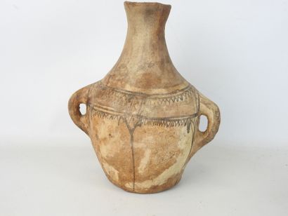 KABYLIE, Algeria: Antique terra cotta jar...