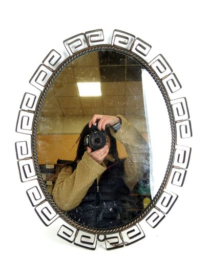 CHATY, Vallauris, dans le goût de : Miroir...