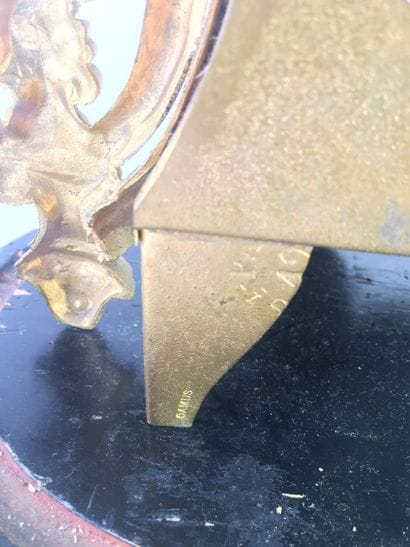 PENDULE in chased and gilded regule, the...