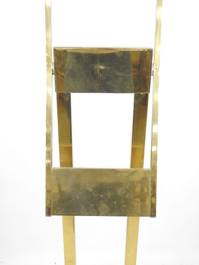 Gilded metal counterweight LAMPADAIRE. Circa...