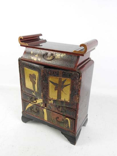 JAPAN: Small cabinet opening in front with...