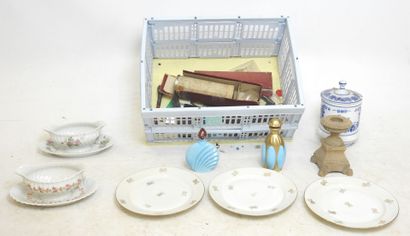 LOT comprising : - Limoges - M & S, three...
