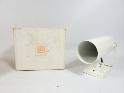 LITA: Spot lamp in white-lacquered metal....