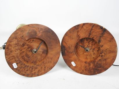 MAZDA, in the taste of : Pair of cedar burl...