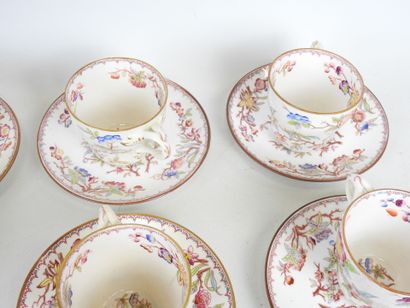 SARREGUEMINES: Large lot of earthenware cups...