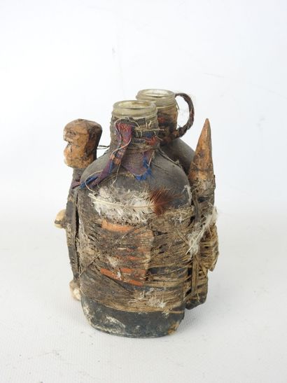 FON, Benin: Fetish bottles for the voodoo...