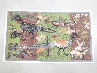 André MINAUX (1923-1986) : The Pheasants....