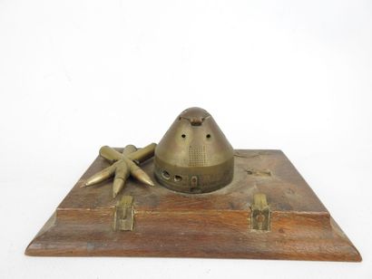 ARTISANAT DE TRANCHEE : Encrier de bureau...