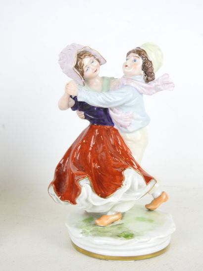 CAPODIMONTE MANUFACTURE, Naples: Two porcelain...