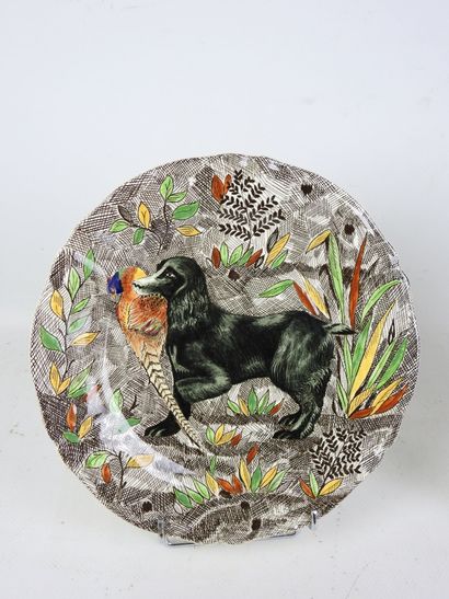 Jean BERTHOLLE (1909-1996) - GIEN: Two earthenware...