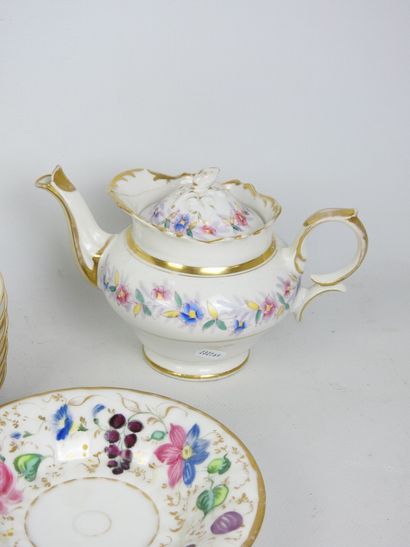 LOT of porcelain including part of a dessert...