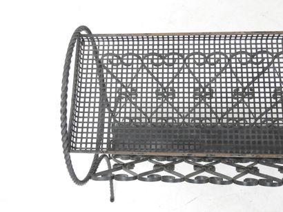 CHATY - VALLAURIS: Black lacquered metal...