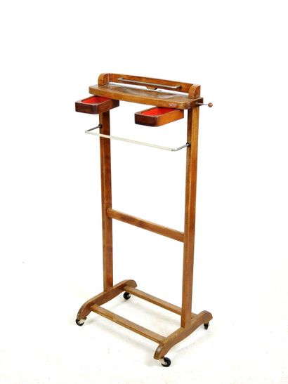 REGUITTI (Italy): Wood and metal nightstand....