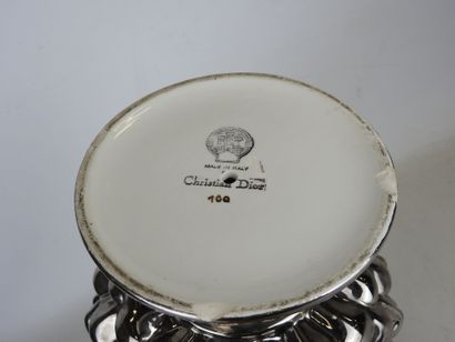 Christian DIOR: Pineapple vase on pedestal...