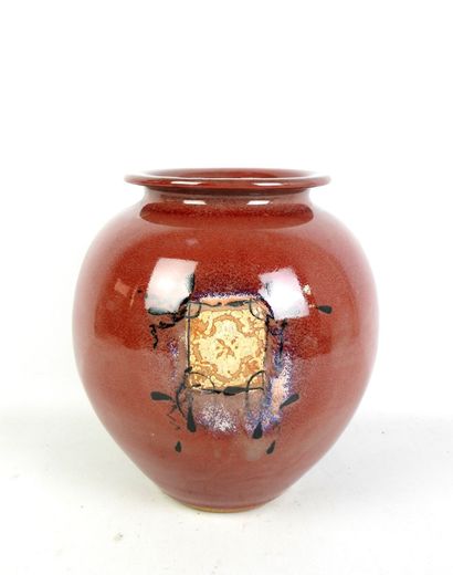 Didier Marty (né en 1953) : Grand vase boule...