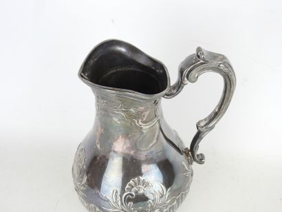 GALLIA: Silver-plated baluster-shaped water...